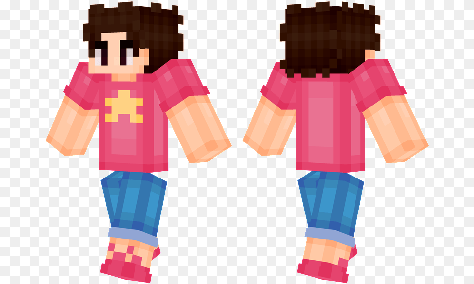 Minecraft Skin Guy, Clothing, Pants, Person, Body Part Free Png Download
