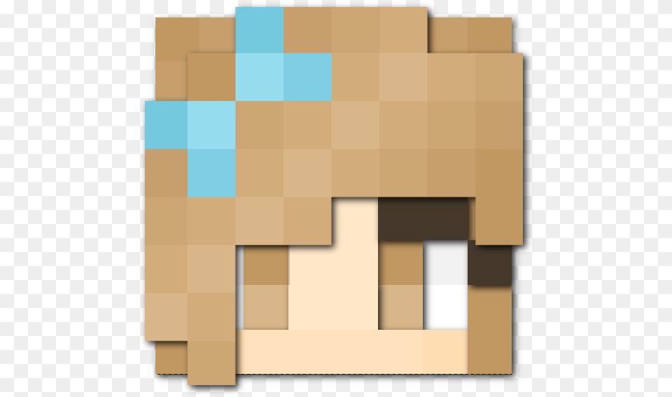 Minecraft Skin Head Girl Download Minecraft Girl Skin Head, Wood, Plywood, Brick, Cardboard Png Image