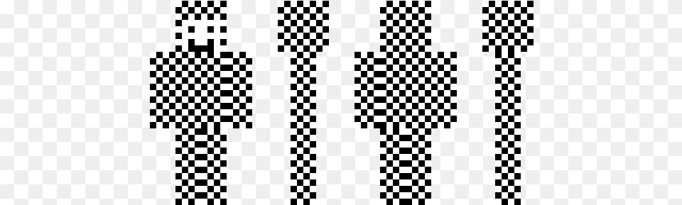 Minecraft Skin Kalisto Black Amp White Checkerboard Throw Blanket, Pattern, Qr Code Png