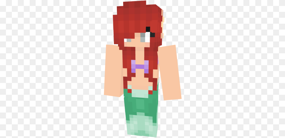 Minecraft Skin Mermaid, Brick Free Transparent Png