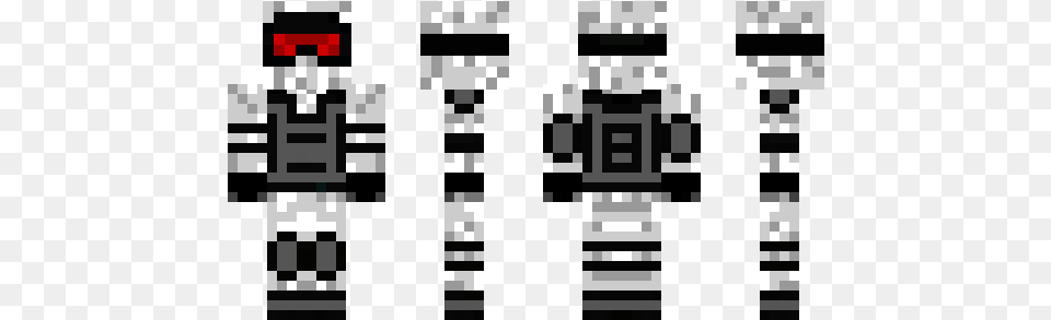 Minecraft Skin Slitherio Monochrome Free Png