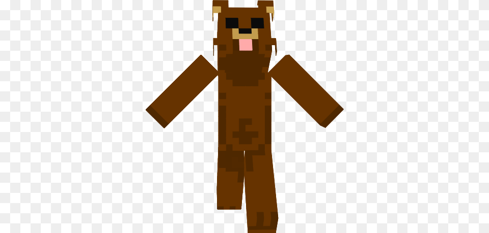Minecraft Skins Gallery Pedobear Naked, Cross, Symbol, Airedale, Animal Png Image
