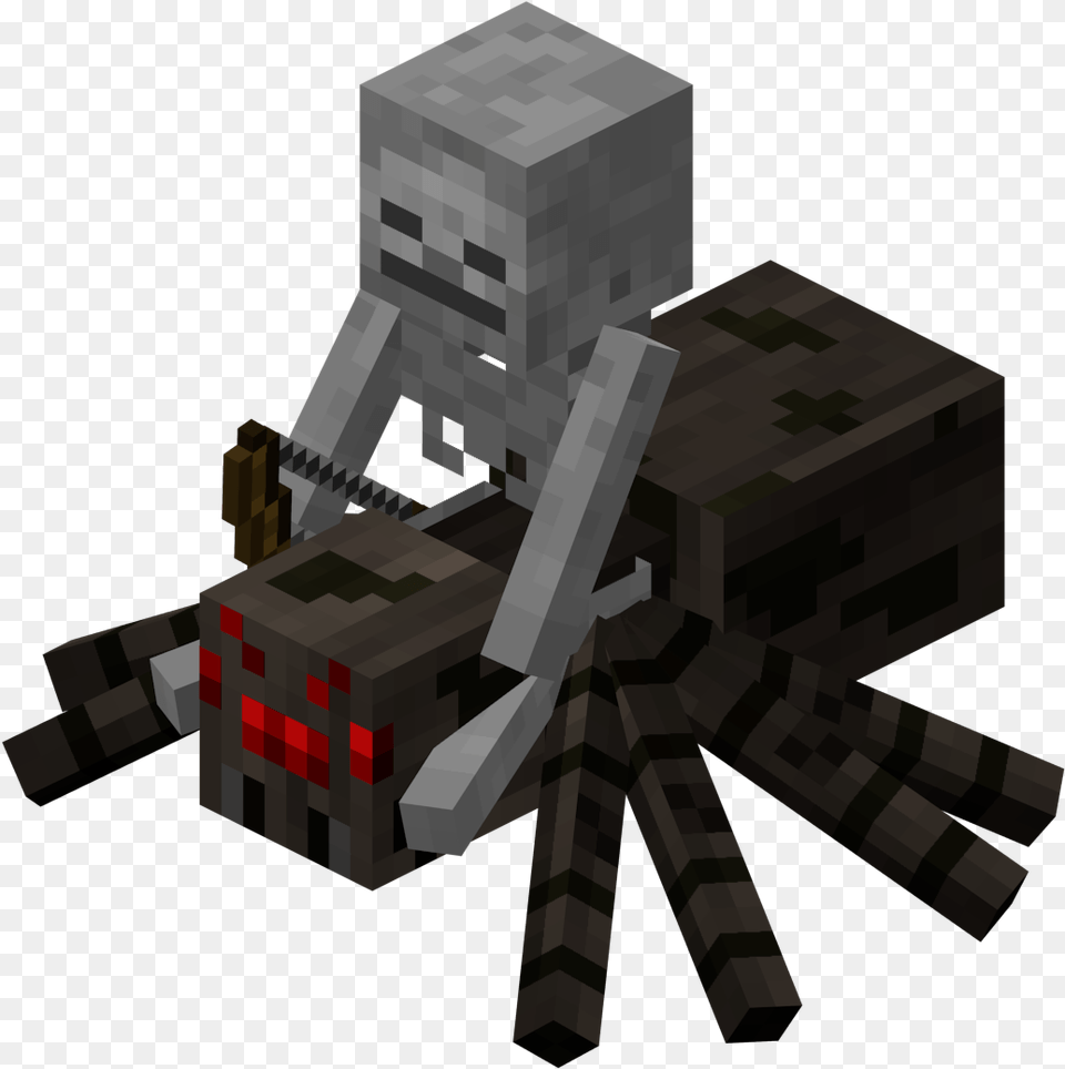 Minecraft Spider Jockey, Cannon, Weapon, Person Free Png