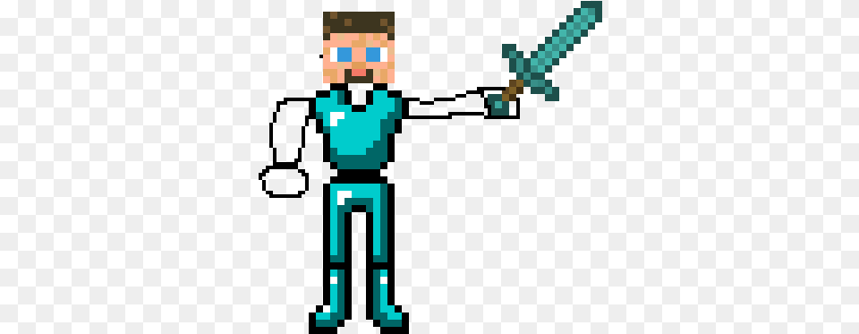 Minecraft Steve Armor All, Person Png Image