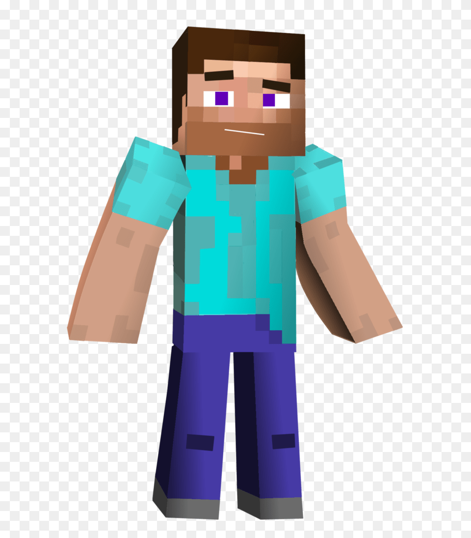 Minecraft Steve Image, Person, Clothing, Pants Free Png Download