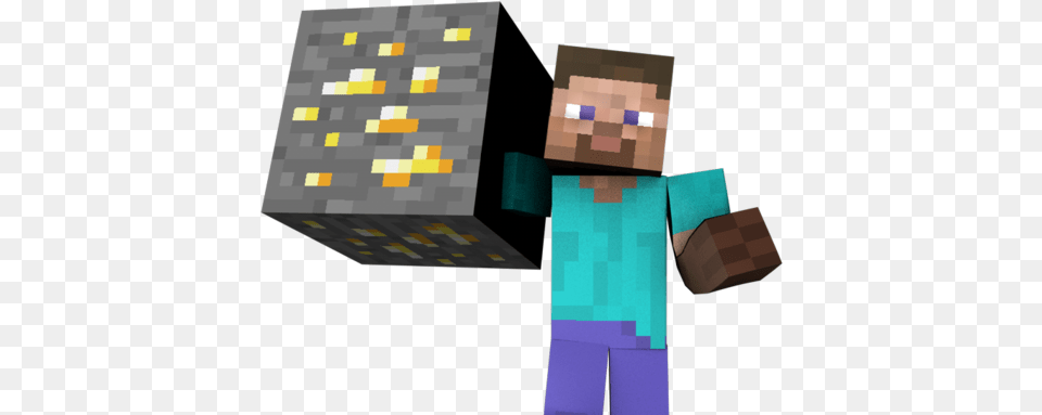 Minecraft Steve No Background, Art, Collage, Graphics, Box Png Image