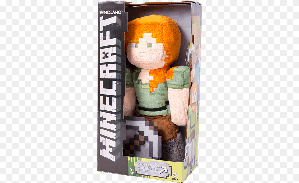 Minecraft Steve Plush Jinx, Toy, Baby, Person, Home Decor Free Png