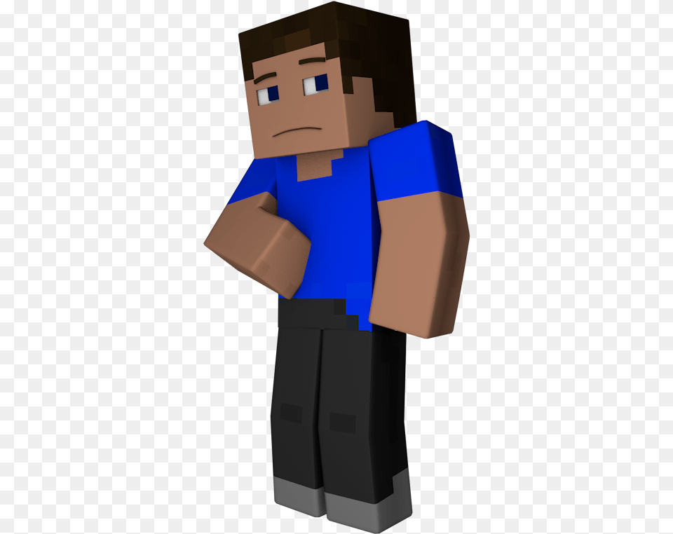 Minecraft Steve Rig, Box, Cardboard, Carton, Package Png Image