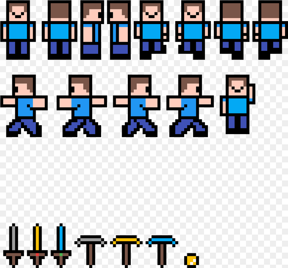 Minecraft Steve Rpg Sprite Png Image