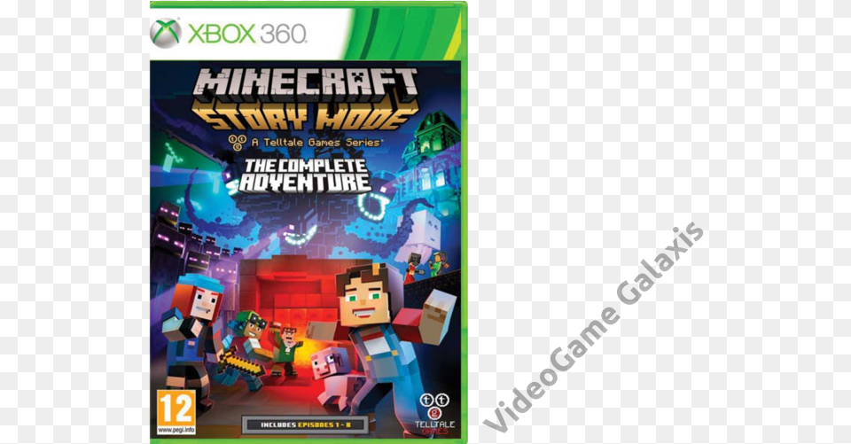 Minecraft Story Mode Complete Adventure Xbox 360 Minecraft Story Mode Season 1 Xbox, Person, Boy, Child, Male Free Png