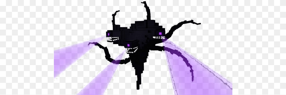 Minecraft Story Mode Pixel Art Wither Storm, Purple, Lighting, Silhouette, Light Png