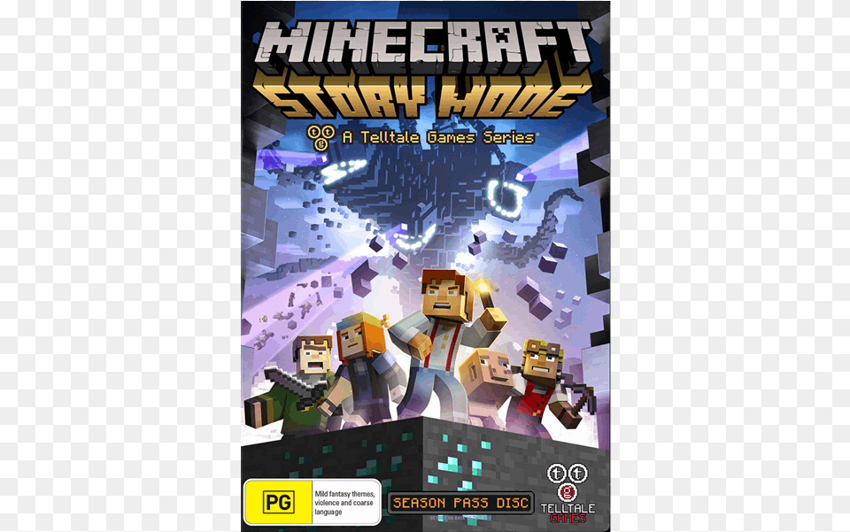 Minecraft Story Mode Season Pass Disc Pc Game, Advertisement, Poster, Book, Publication Free Png Download