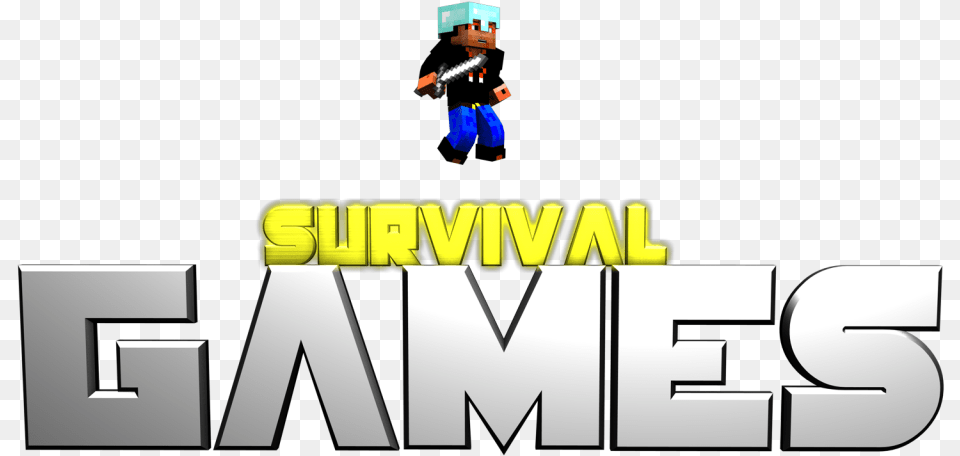Minecraft Survival Games Logo Transparent Survival Game, People, Person Free Png Download