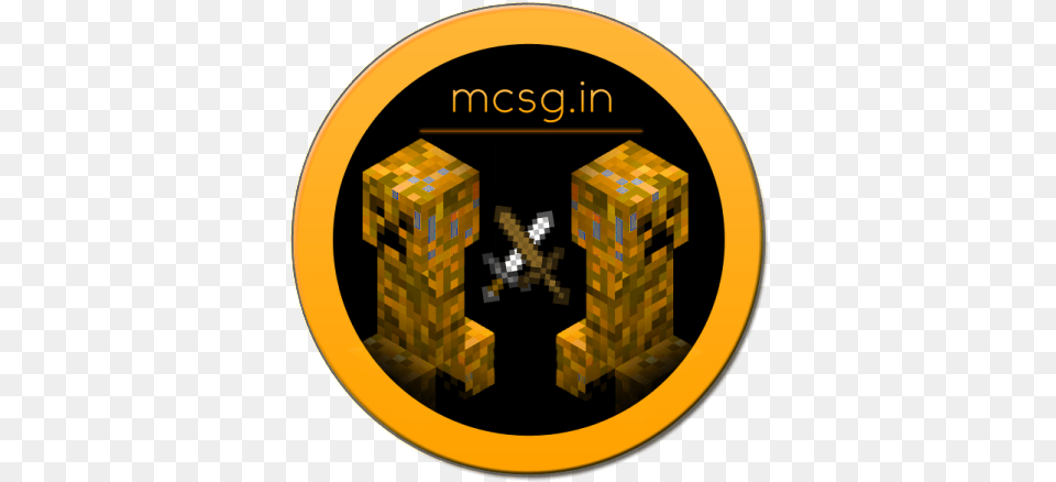 Minecraft Survival Games Mcsg Creeper Minecraft, Gold Png Image