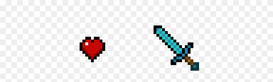 Minecraft Sword And Heart Pixel Art Maker, Weapon, Dynamite Png