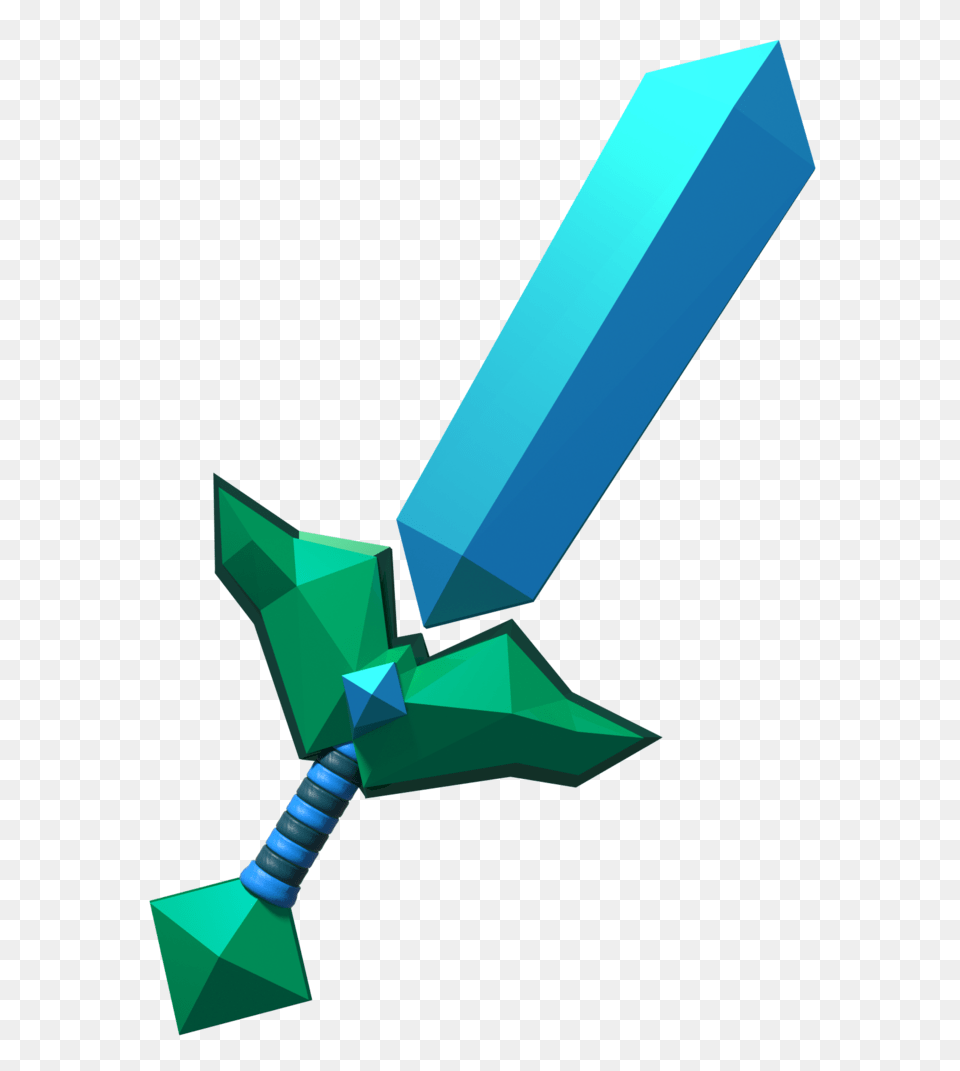 Minecraft Swords Crossed Transparent Minecraft Diamond Sword, Weapon Png