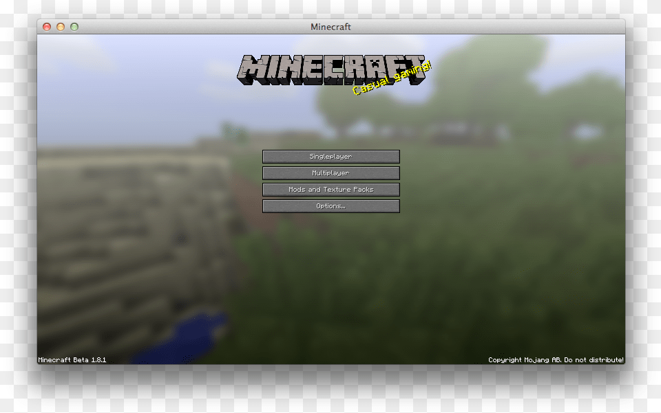 Minecraft Title Screen Blur, Outdoors, Nature, Weather, File Png Image