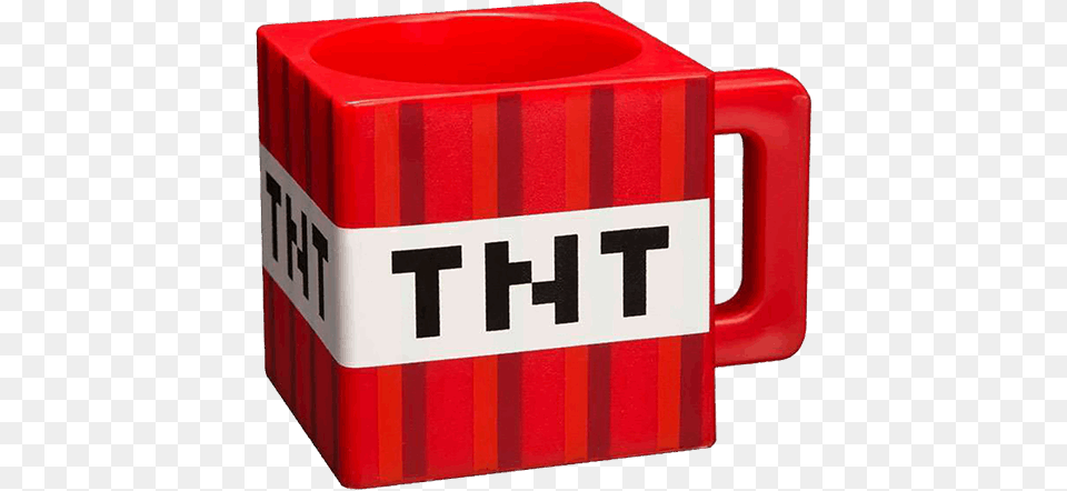 Minecraft Tnt Block, Cup, Pottery, Mailbox, Beverage Free Png