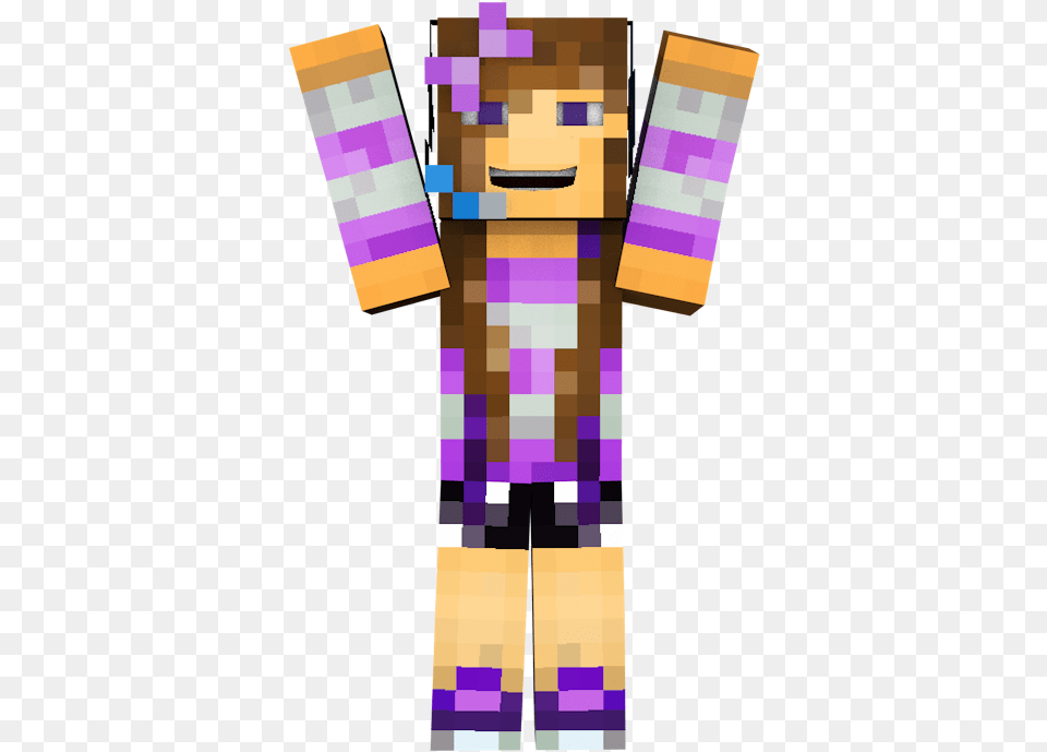 Minecraft Transparent Character Renders Inactive Minecraft, Purple Free Png Download