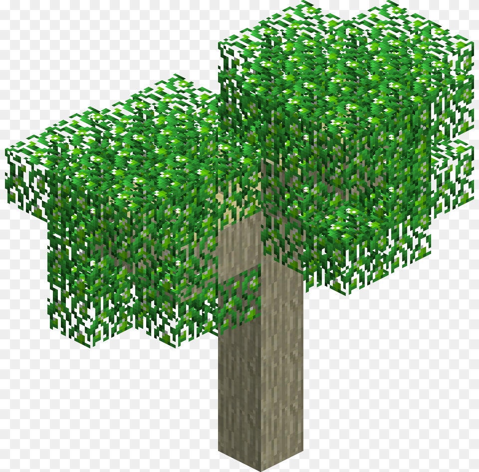 Minecraft Tree, Green, Plant, Potted Plant, Vegetation Png