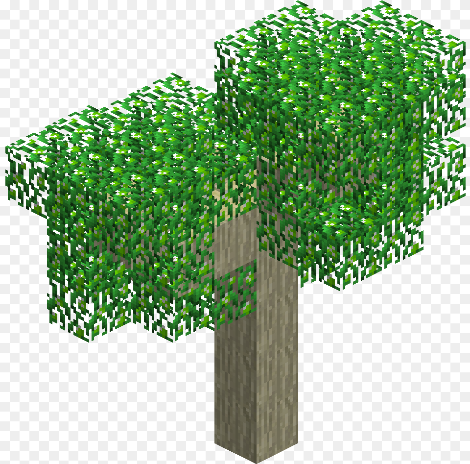 Minecraft Tree 7 Image Minecraft Trees, Green, Plant, Vegetation, Cross Free Png