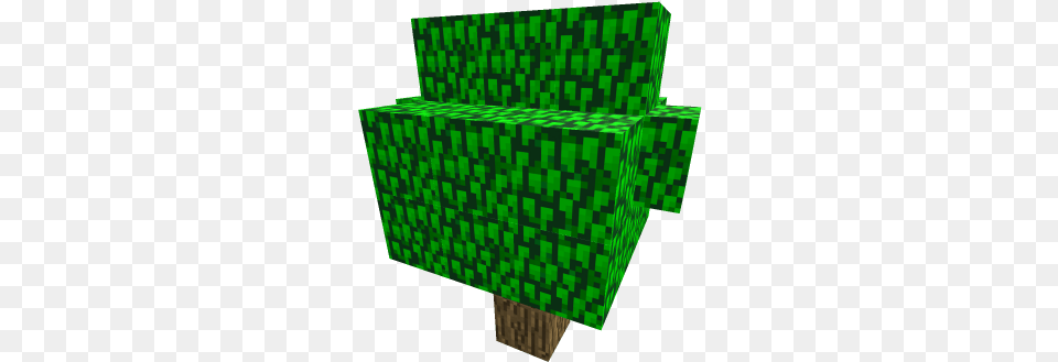 Minecraft Tree Minecraft, Couch, Furniture, Green Free Png Download