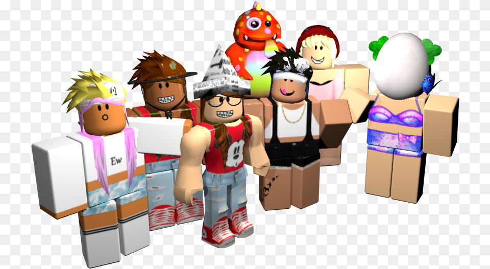 Minecraft Video Game Roblox Group Of People, Box, Person, Egg, Food Free Png