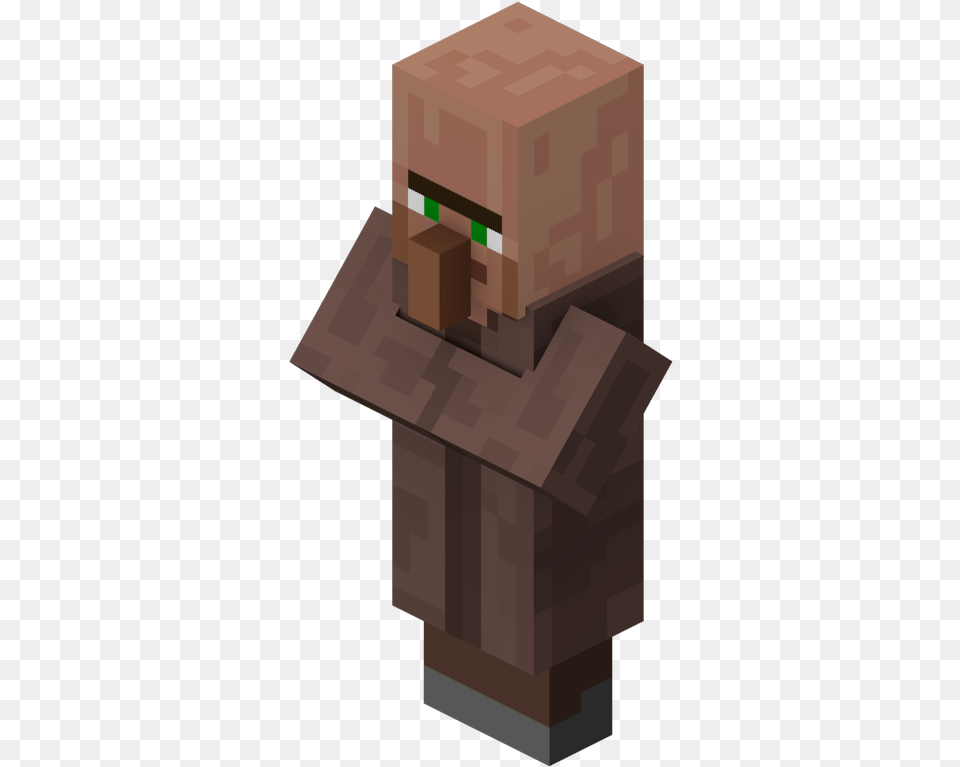 Minecraft Villager, Brick, Box, Mailbox, Cardboard Png