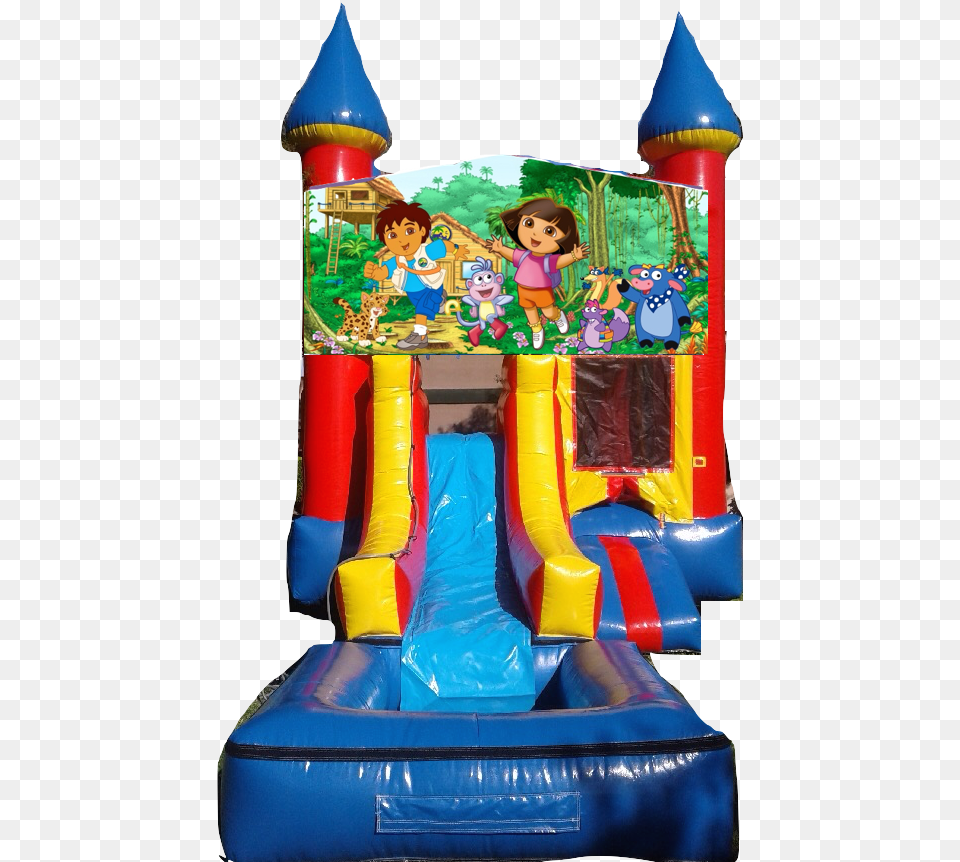 Minecraft Waterslide Bounce House, Play Area, Inflatable, Baby, Person Png