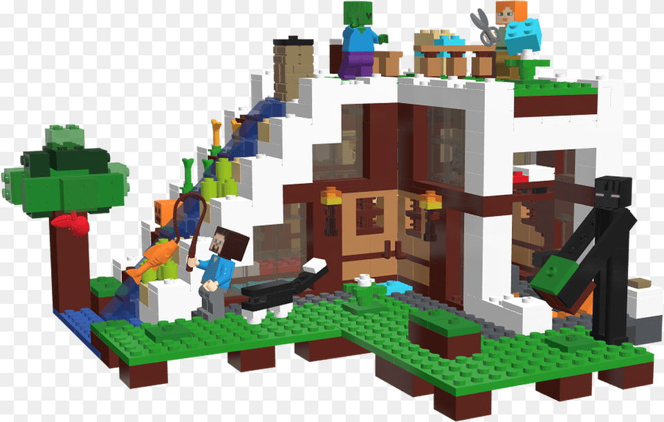 Minecraft Watervalbasis, Toy, Lego Set Free Png