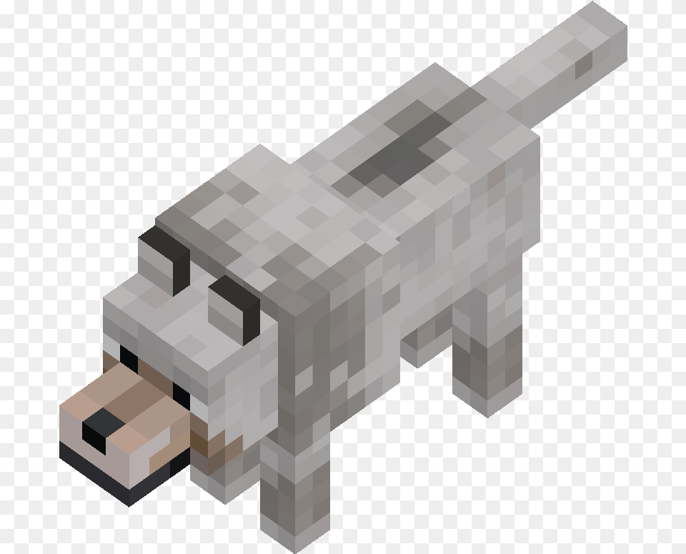 Minecraft Wolf Red Eyes, Adapter, Electronics, Device, Grass Free Png Download