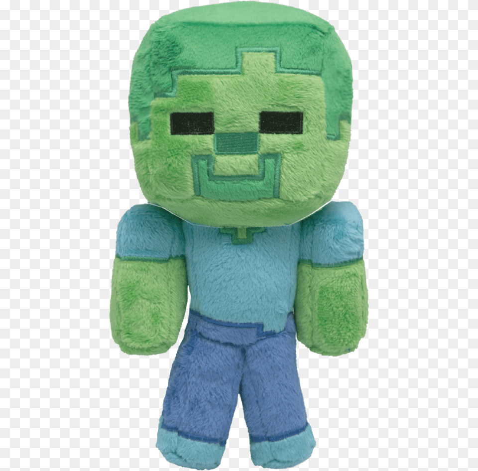 Minecraft Zombie Stuffed Toy, Plush, Clothing, Shorts, Baby Free Png Download