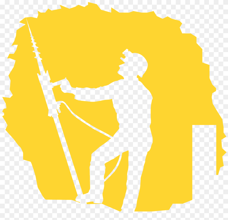 Miner Silhouette, Adult, Male, Man, Person Png Image