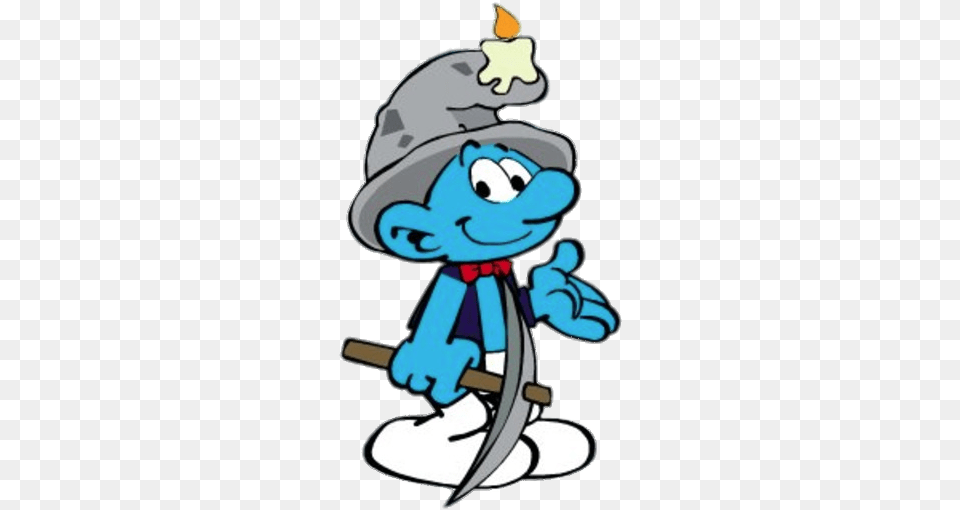 Miner Smurf, Cartoon Png Image