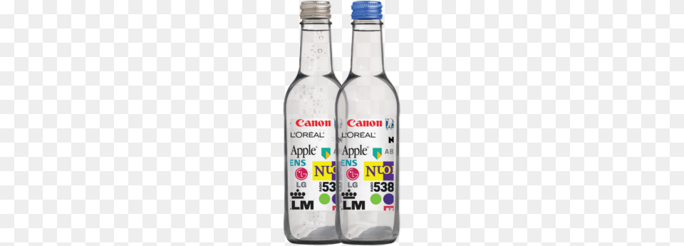 Mineral Water Glass Bottle With Private Label Mineral Water, Beverage, Pop Bottle, Soda, Shaker Free Png