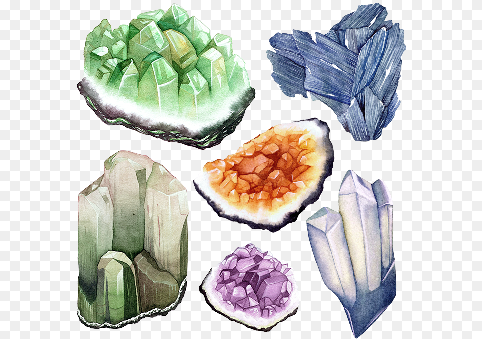 Minerals, Crystal, Mineral, Quartz, Accessories Free Png Download