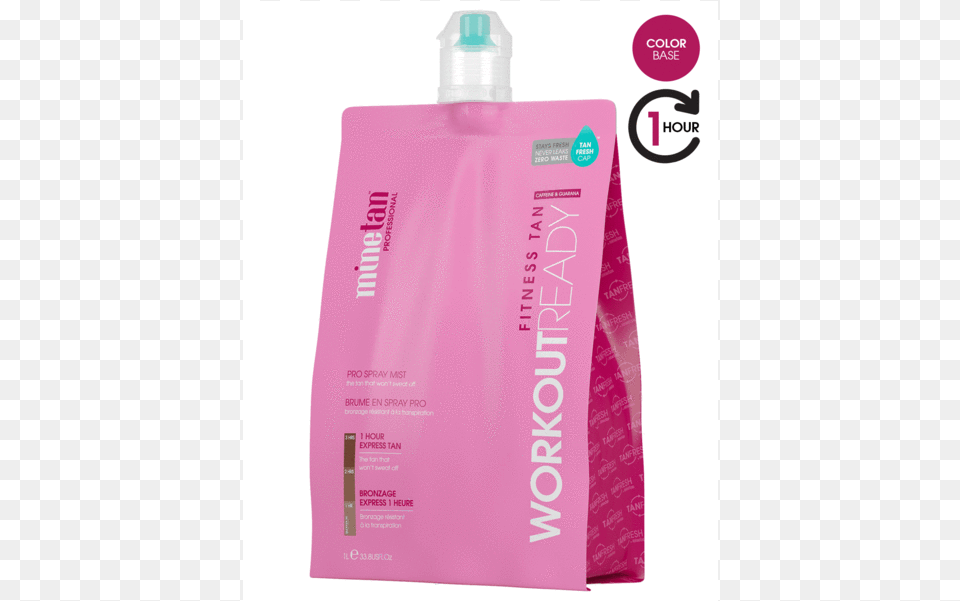 Minetan Workout Ready Pro Spray Mist Minetan, Bottle, Lotion Free Png