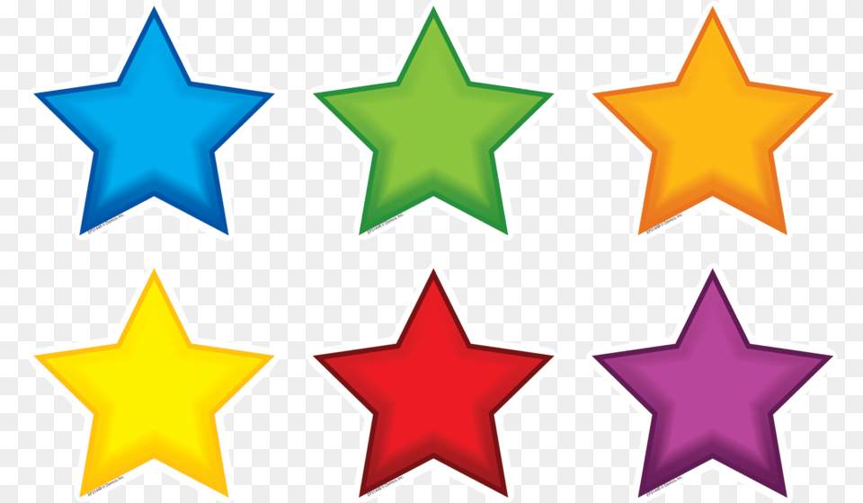 Mini Accents Colorful Stars, Star Symbol, Symbol, Bulldozer, Machine Png Image