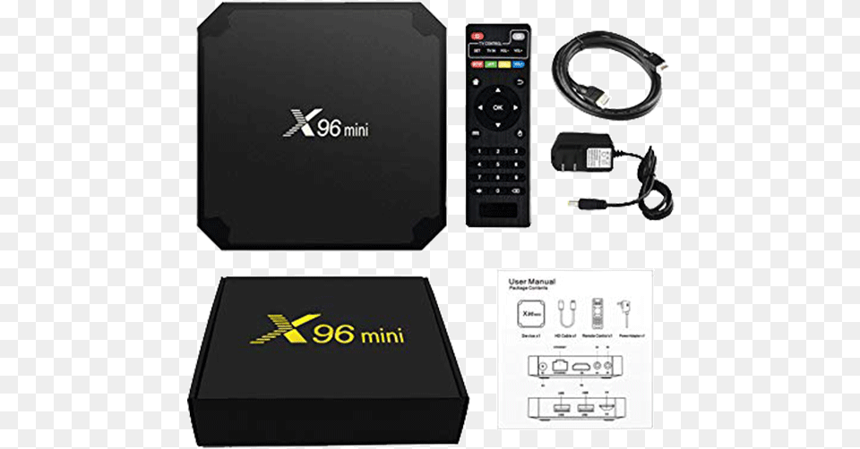 Mini Android Tv Box 2gb, Electronics, Adapter, Remote Control, Hardware Png