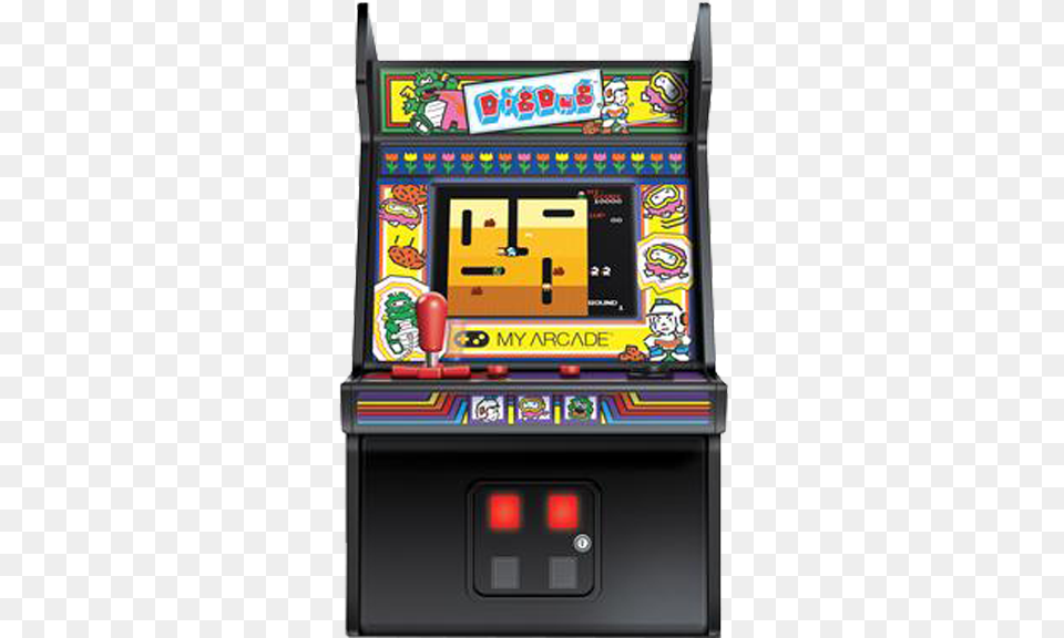 Mini Arcade Machine Dig Dug, Scoreboard, Gas Pump, Pump, Arcade Game Machine Png