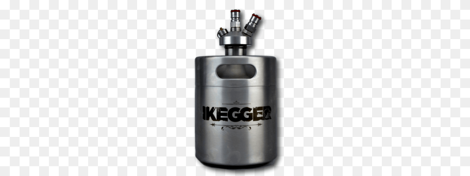 Mini Beer Keg With Tapping Systems Beer Taps And Regulators, Barrel, Bottle, Cosmetics, Perfume Free Png Download