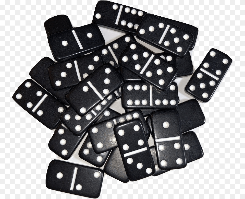 Mini Black Double 6 Dominoes Dominoes, Game, Domino Free Png