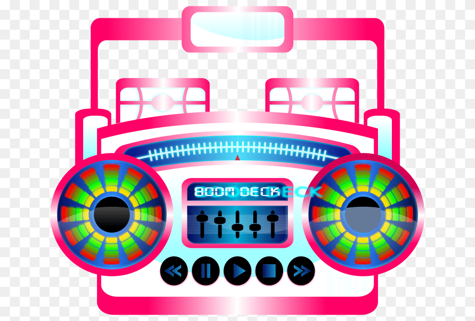 Mini Boombox Fuschia, Electronics, Dynamite, Weapon, Cassette Player Free Png