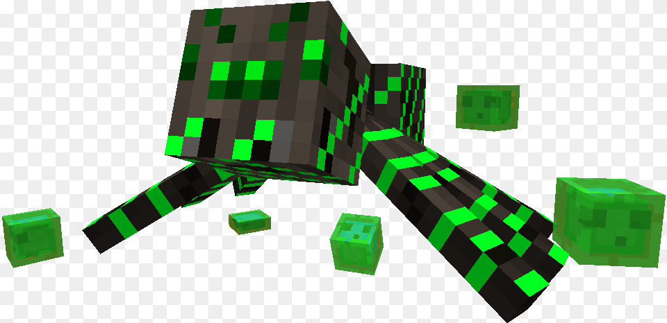 Mini Boss Mob In The Abandoned Mineshafts With Concept Minecraft Boss Mob Ideas, Green, Dynamite, Weapon, Accessories Png