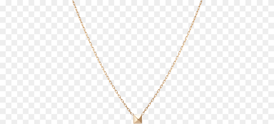 Mini Charm Pyramid Necklace 14k Yellow Gold 18k Yellow Necklace, Accessories, Jewelry, Diamond, Gemstone Free Png Download