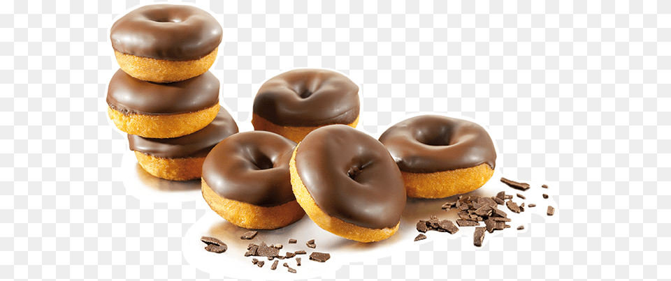 Mini Chocolate Donuts Belgoods Bakeware Silicone Mini Donut Pan 12 Cup, Food, Sweets Free Png Download