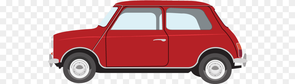 Mini Clip Art Transparent Background Red Car Clipart, Sedan, Transportation, Vehicle Png Image