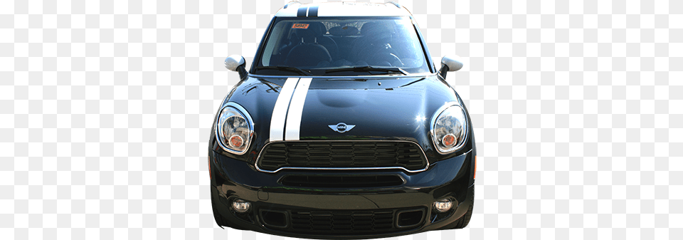 Mini Cooper Double Rally Vinyl Graphic Decal Stripe Kit Mini Cooper, Car, Coupe, Vehicle, Transportation Png