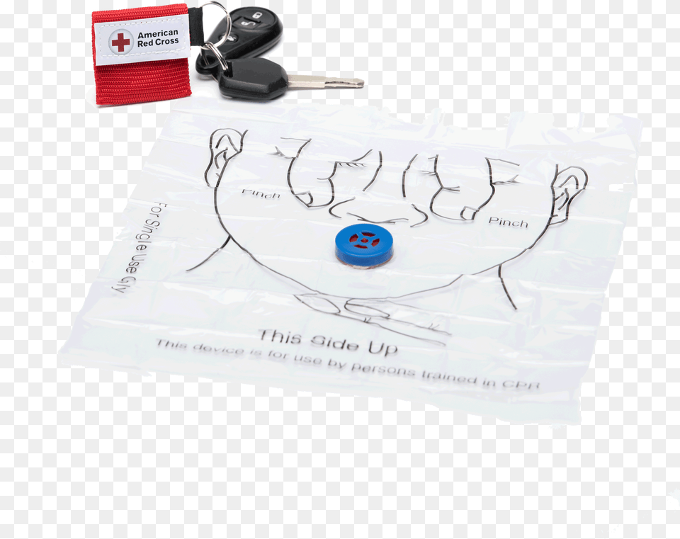 Mini Cpr Keychain Paper, Text, First Aid Png Image