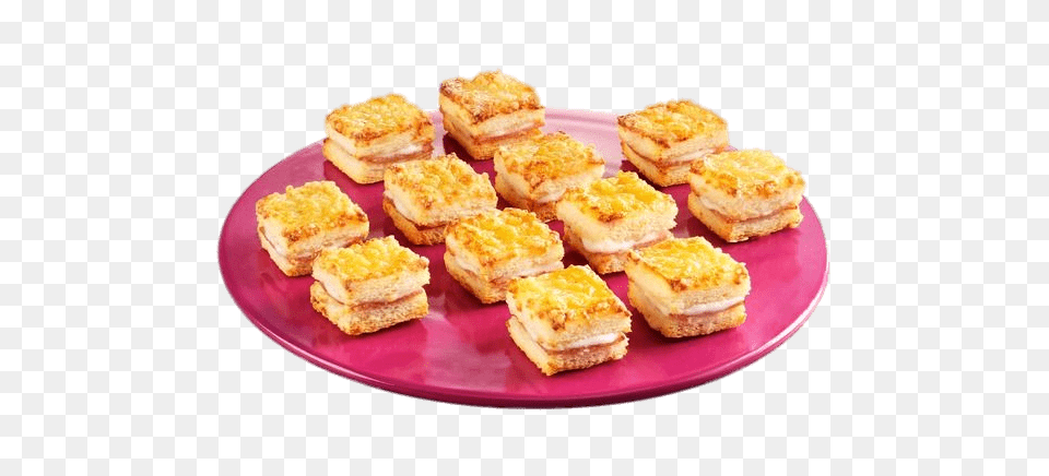 Mini Croque Monsieur On A Plate, Dessert, Food, Pastry, Sandwich Png Image